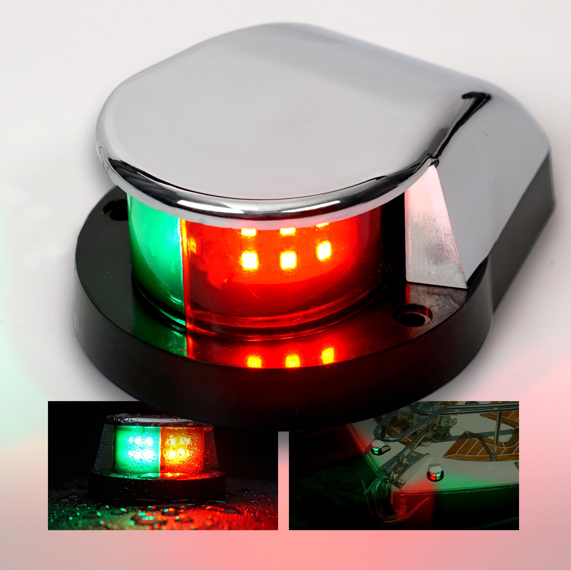 38灯 directionoutdoortools camper NEBUTA Amazon.com: marinexplore Boat Navigation Lights Bi-Color Bow Light